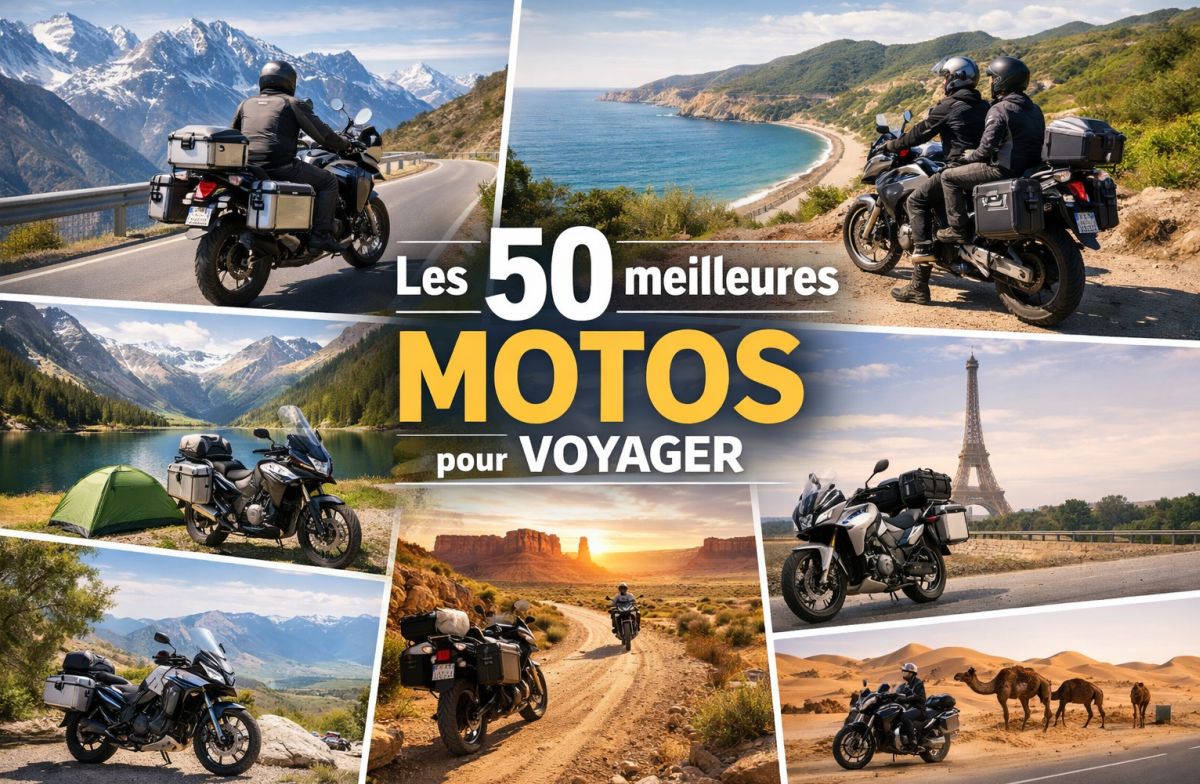 les 50 meilleures motos pour voyager