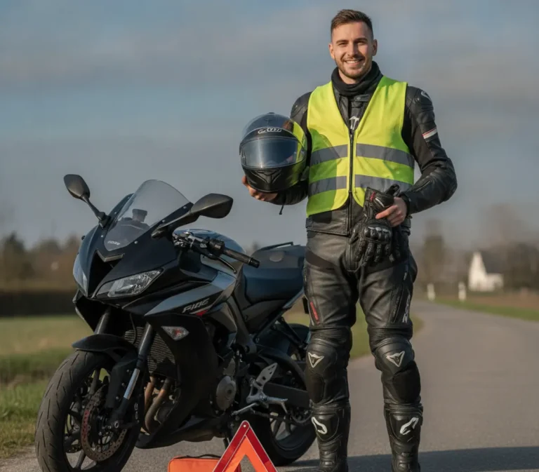 Équipement obligatoire pour passer le permis moto : liste complète pour réussir l'examen