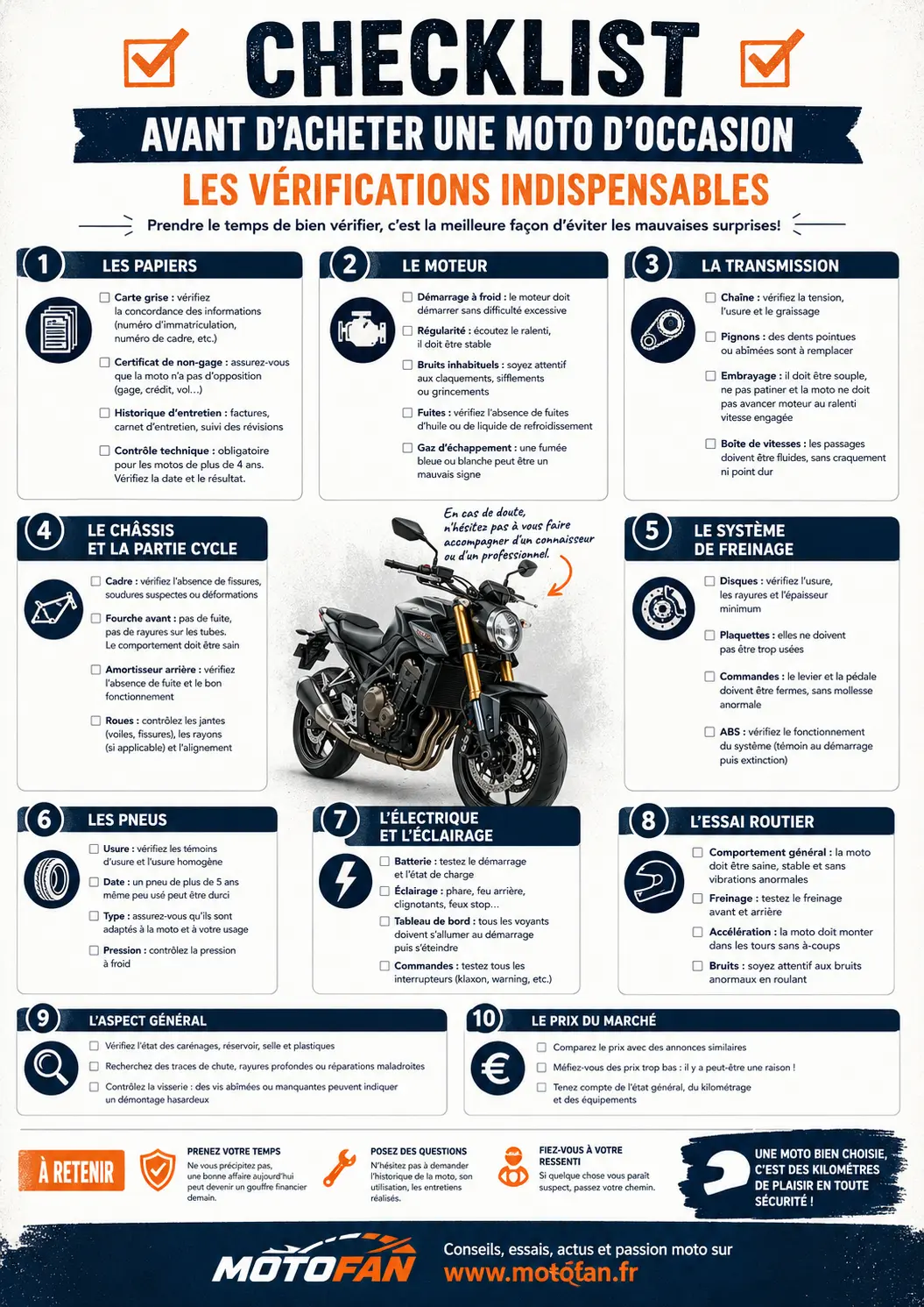 checklist moto occasion PDF