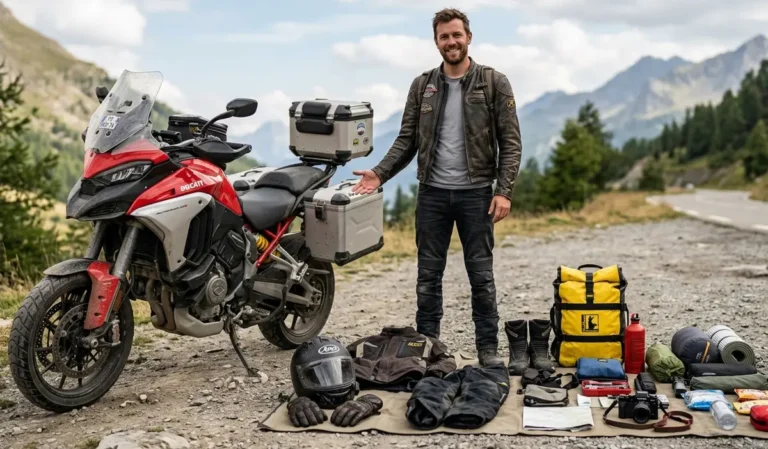 Checklist road trip moto : la liste complète pour un départ réussi